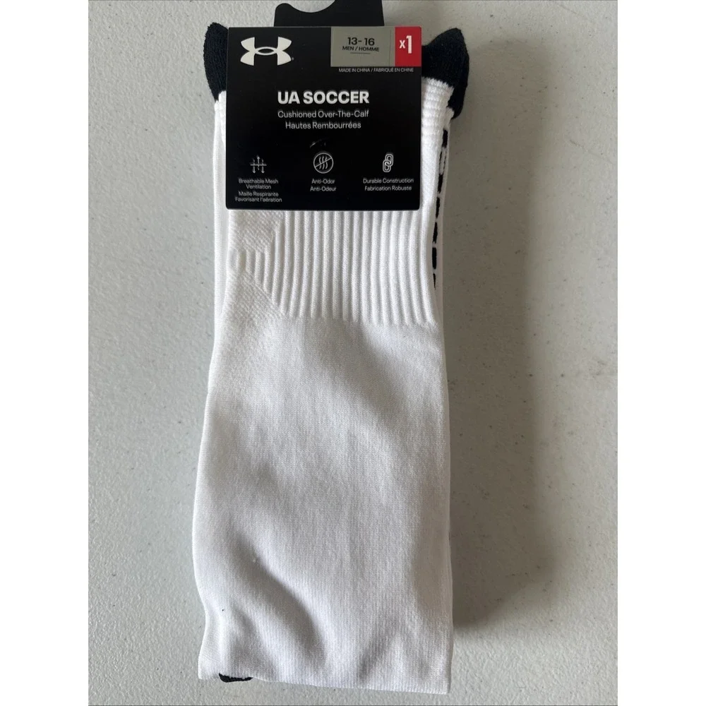 Under Armour Soccer Cushioned Over The Calf Mens Socks